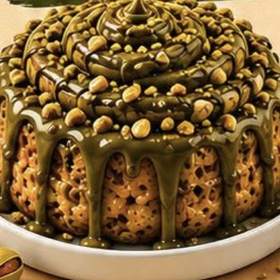 Cinnamon roll INTA KANIS με topping Ντουμπάι